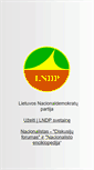 Mobile Screenshot of lndp.lt